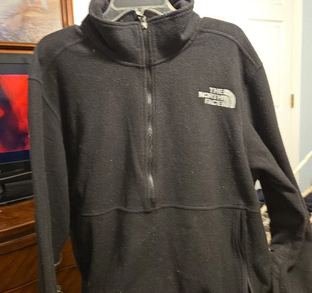 The North Face Black Half-Zip Fleece Pullover